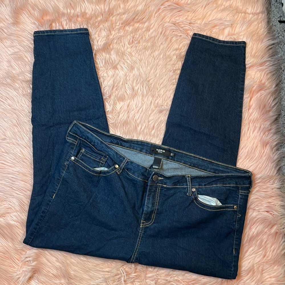 Torrid Denim‎ Dark Wash Stretch Skinny Jean Size 26R
